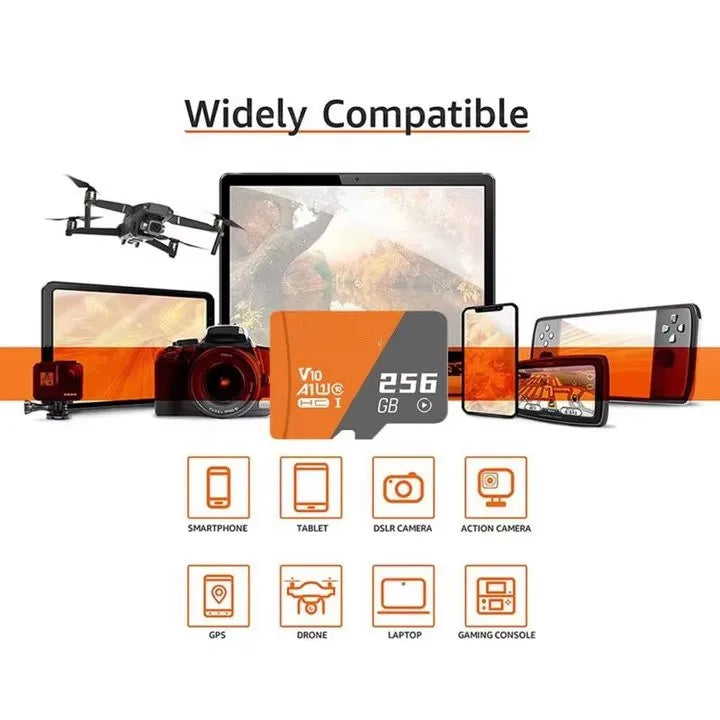 Carte mémoire haute vitesse – 128 Go / 256 Go / 512 Go / 1 To / 2 To